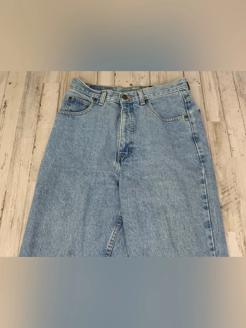 Eddie Bauer Womens Blue Jeans 10 Straight Leg Classic High Rise